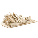 Ki-Gu-Mi Sydney Opera House 3D Wooden Puzzle DIY Model Building Kit