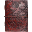 YOU ARE AN ANGEL Leather Journal Embossed Chakra 200pgs
