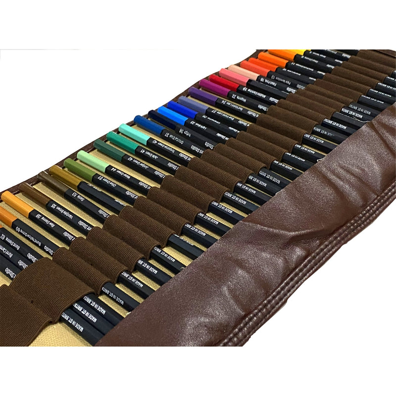 Derwent Derwent 30 Studio Colouring Pencils + Sinoart Wrap + Sharpener & Eraser Set