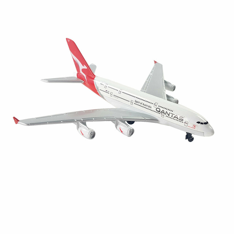 Modèle D'avion Airbus A380-800 Qantas VH-OQF à L'échelle 1:200 - Plastique Détaillé, Pré-monté, Avec Support - 9