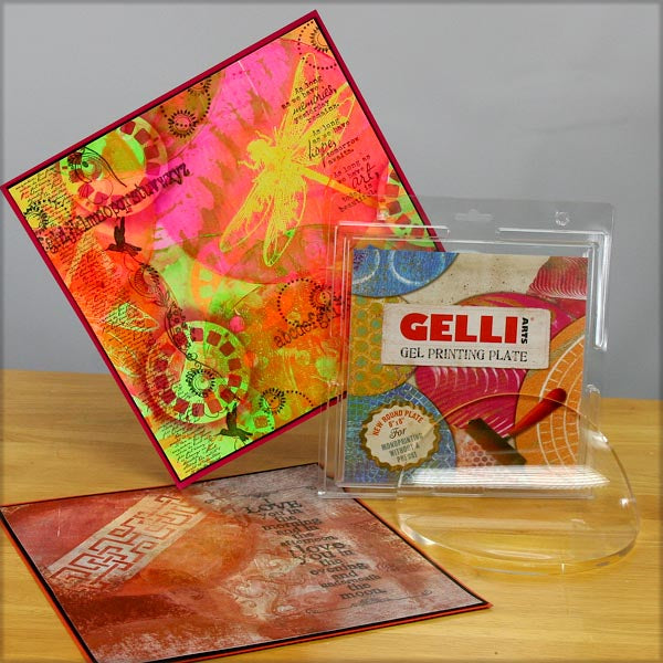 Gelliarts Gelli Arts Printmaking Gel Printing Plate 8" Round Plate
