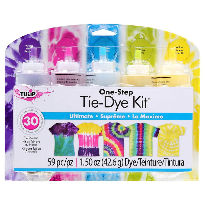 Tulip TULIP One Step Fabric Tie Dye Kit 5 Colours - Ultimate