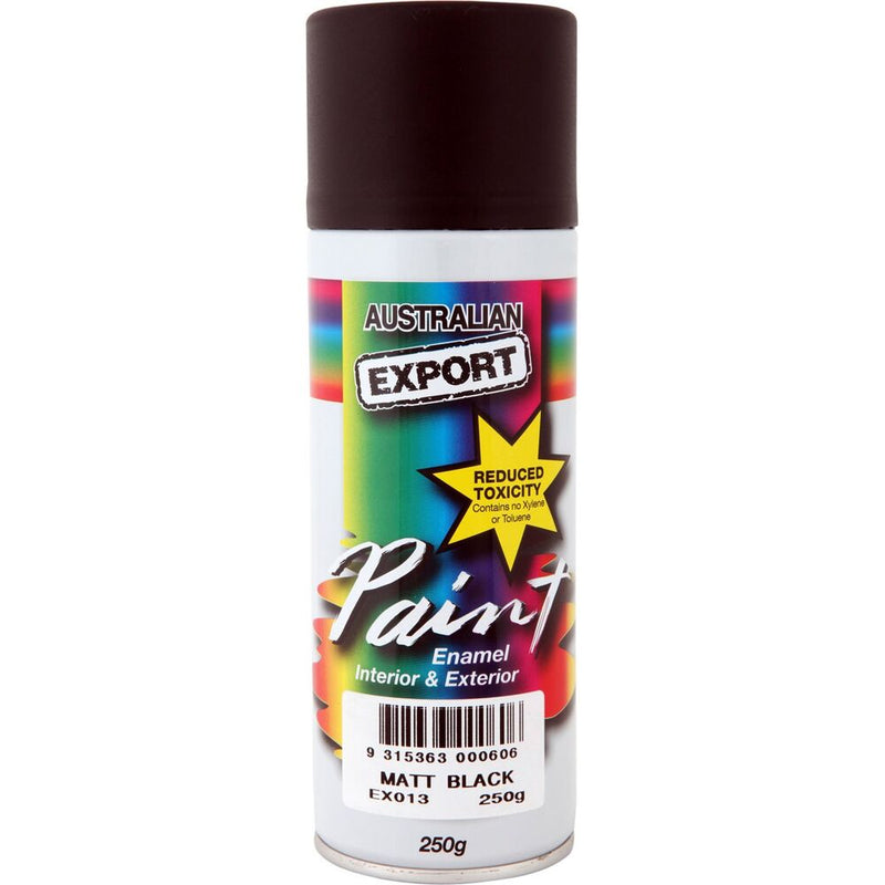Export Export Spray Paint 250gms - Matt Black