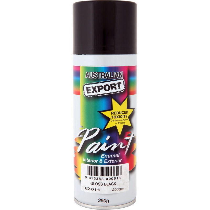 Export Spray Paint 250gms - Gloss Black