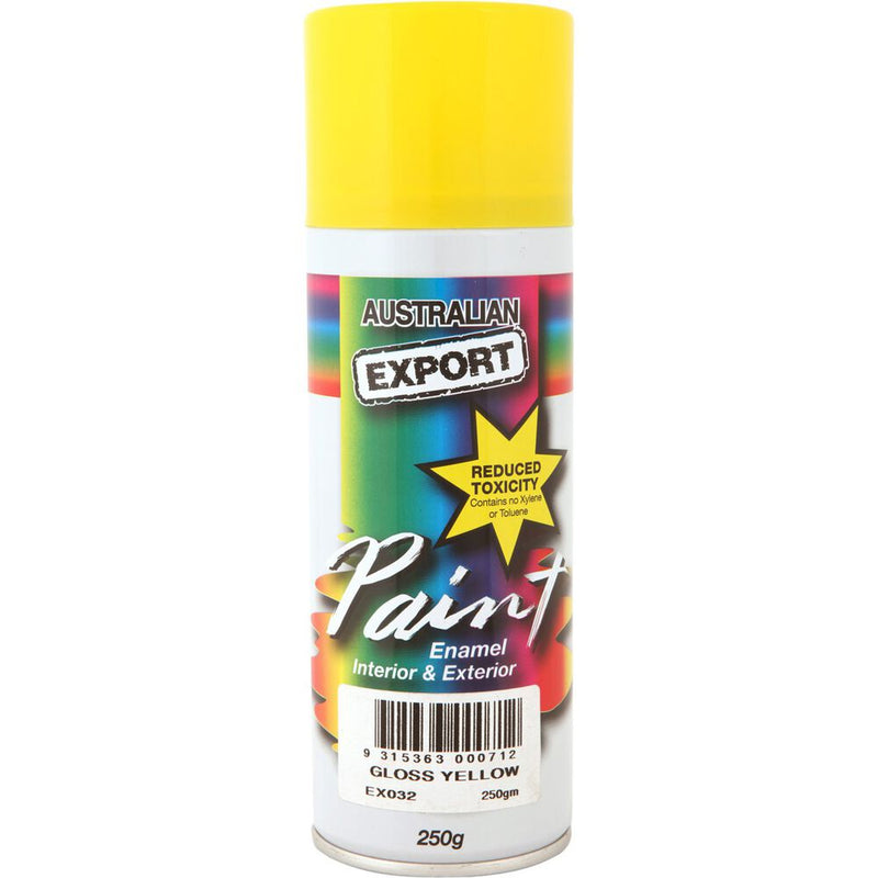 Export Export Spray Paint 250gms - Gloss Yellow