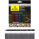 Adel Adel Special Blackline Colouring Pencils 24pk