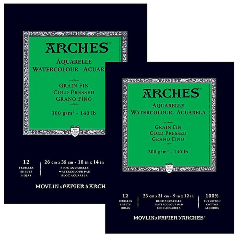Arches Arches Watercolour Paper Pad 100% Pure Cotton 300gsm