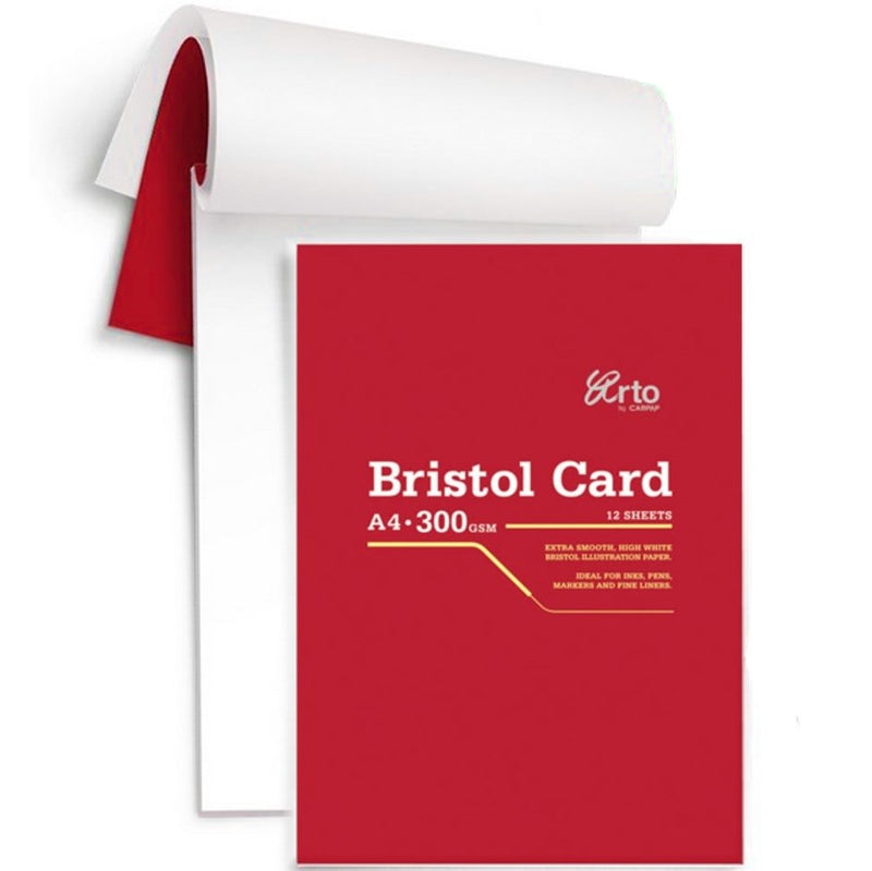 Arto Arto Bristol Card Paper Pad - A4 300gsm