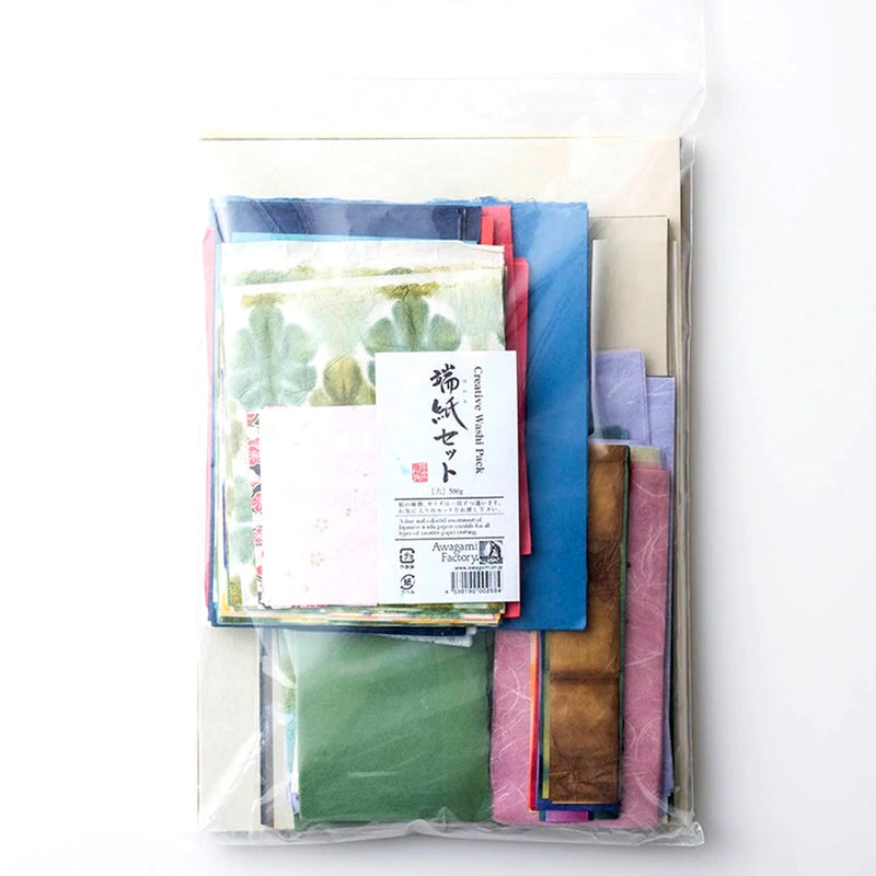 Awagami Awagami Creative Art & Craft Washi Paper Assortment - Origami & Scrapbooking
