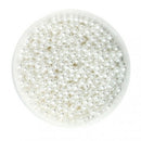 Kraft Collection White Round Pearl Beads 8mm 190pcs