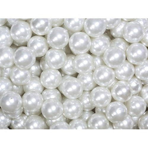 Kraft Collection White Round Pearl Beads 8mm 190pcs