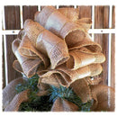 Kraft Collection Natural Rustic Burlap Garland Ribbon Roll 9 Metres