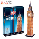 Cubic Fun Big Ben 47pcs 3D Puzzle Model Building Kit