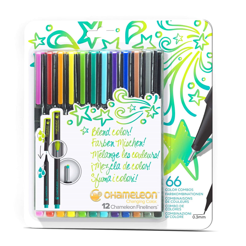 Chameleon Chameleon Colour Blending Fineliner Pens - Bright Colours