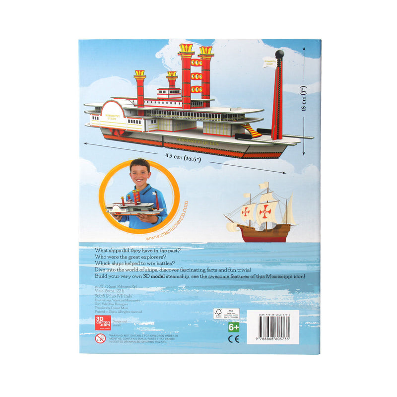 Build A Boat - Book & 3D Puzzle Building Kit