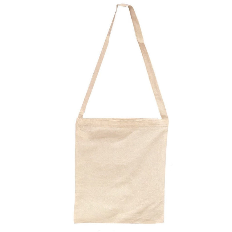 Calico Natural Calico Tote Bag with Shoulder Strap - Medium / Large