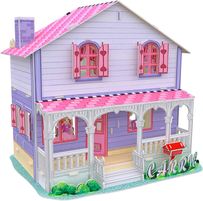 Cubic Fun Cubic Fun 3D Model Building Kit - Carrie's Home Dollhouse