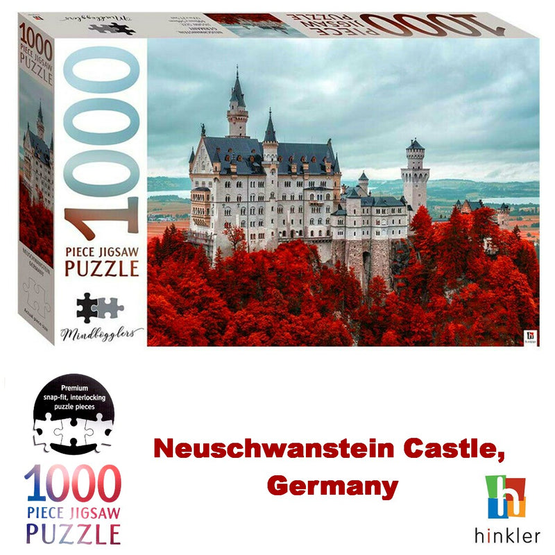 Hinkler Hinkler 1000pcs Jigsaw Puzzle Neuschwanstein Castle Germany