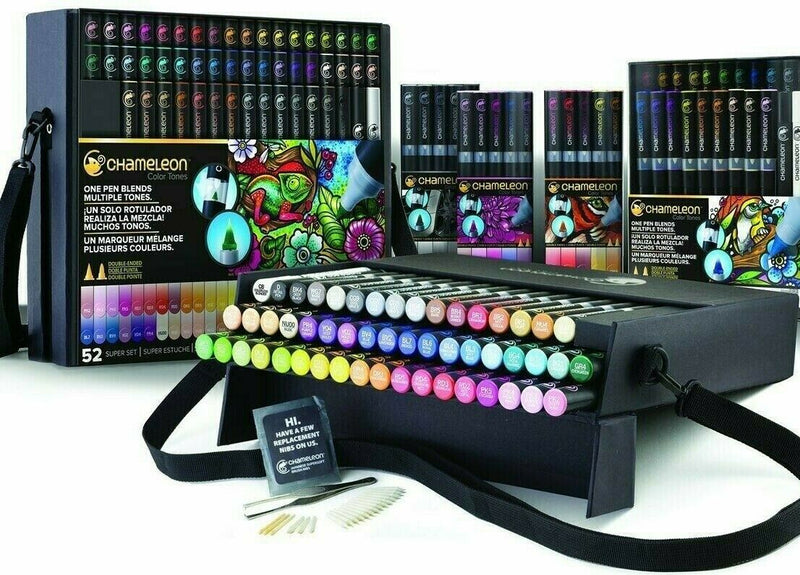 Chameleon Chameleon Colour Tone Markers Complete 52 Pens Set