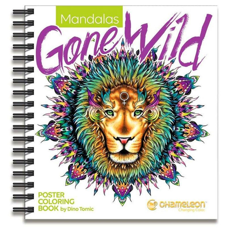 Chameleon Chameleon Mandalas Gone Wild Colouring Book