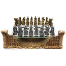 Dal Rossi Italy Roman Gladiators Colosseum Chess Set