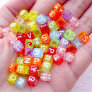 Kraft Collection Coloured Alphabet Beads 5mm 80pcs