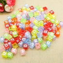 Kraft Collection Coloured Alphabet Beads 5mm 80pcs