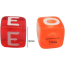 Kraft Collection Coloured Alphabet Beads 5mm 80pcs