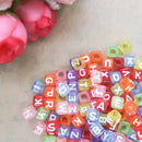 Kraft Collection Coloured Alphabet Beads 5mm 80pcs
