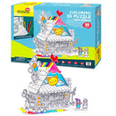 Cubic Fun Kids Toy House Colouring 3D Puzzle Model Building Kit