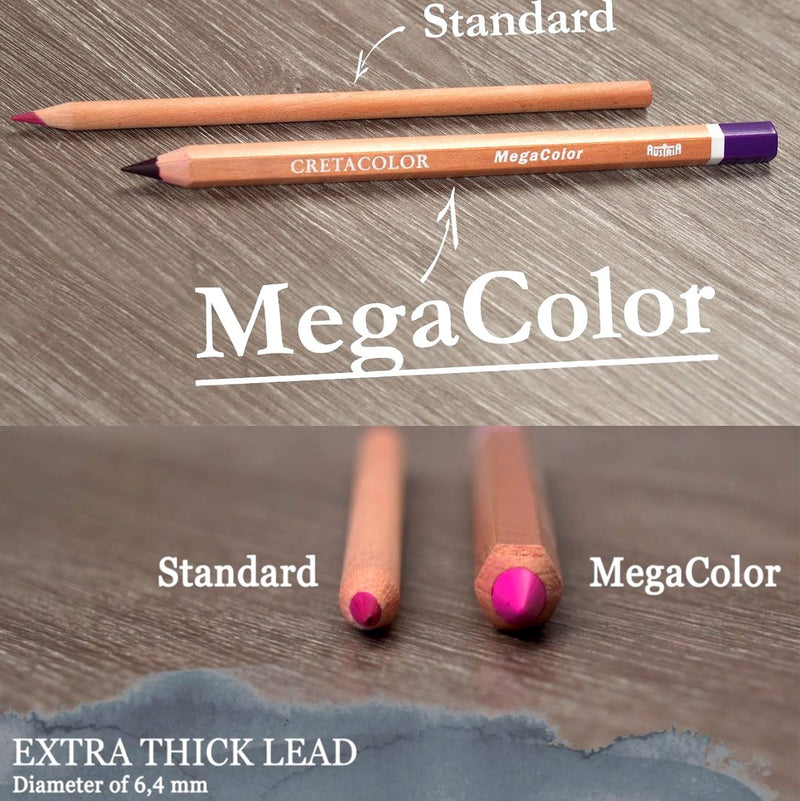 Cretacolor Cretacolor The Brilliants Megacolor Metallic Pencils