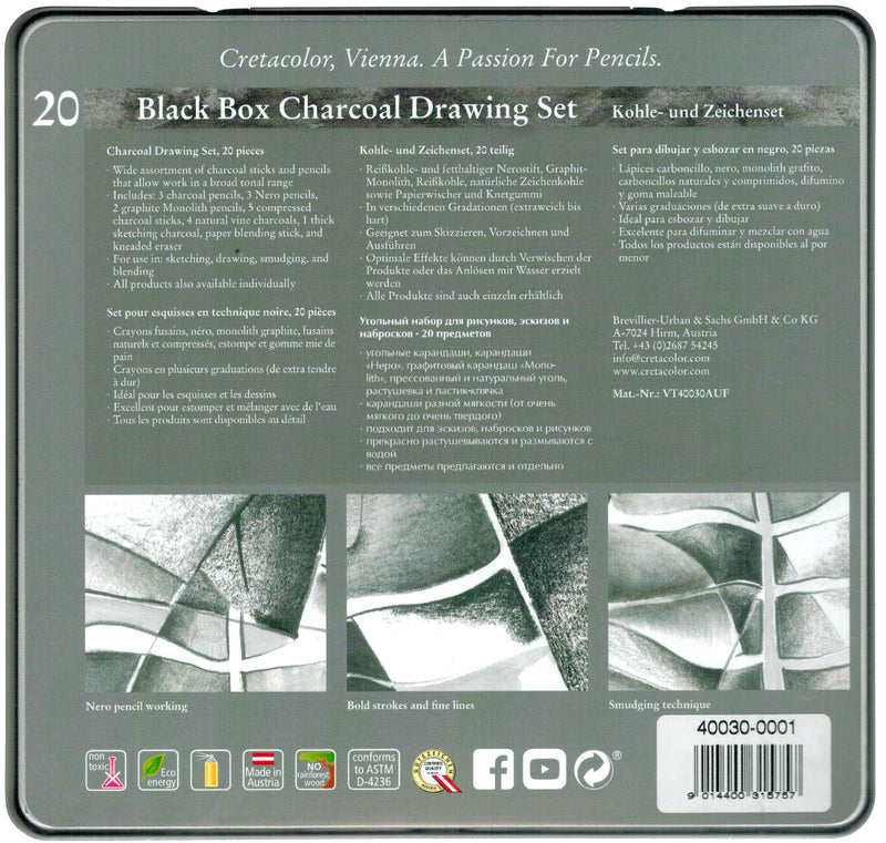 Cretacolor Cretacolor Flinders Street Black Box Sketching Set