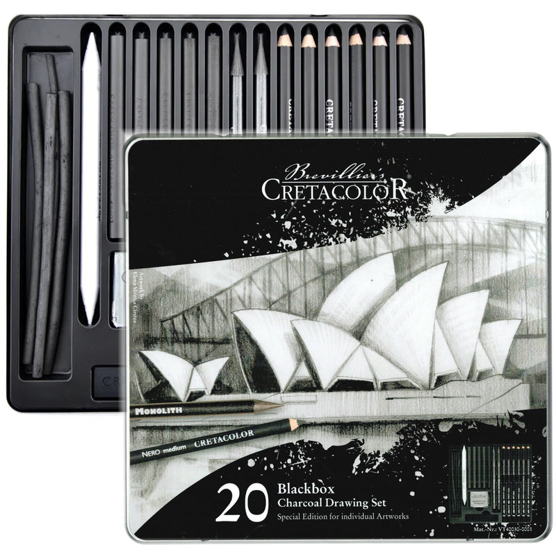 Cretacolor Cretacolor Opera House Black Box Sketching Set