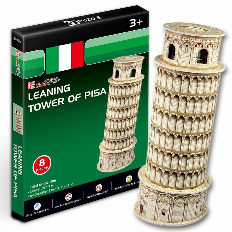 Cubic Fun Leaning Tower of Pisa 3D Puzzle Model Building Kit
