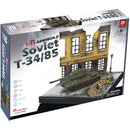 Cubic Fun Cubic Fun 3D Model Building Kit - 1:35 Soviet T-34/85 Scenic Army Tank
