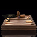 Dal Rossi Dal Rossi Flip Top 3 in 1 Chess Checkers Backgammon Set 35cm Board