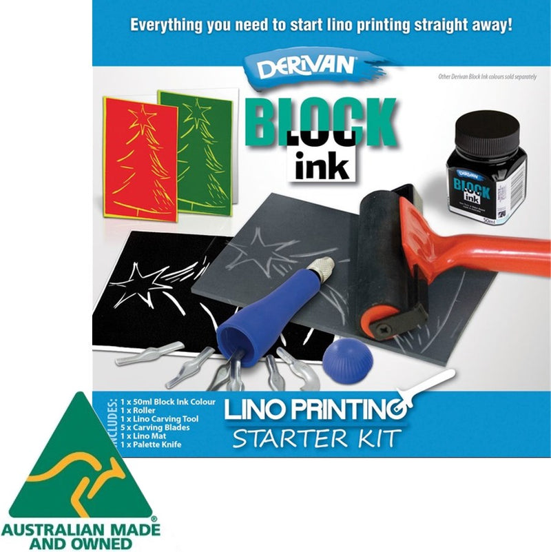 Derivan Derivan Lino Block Printing Starter Kit