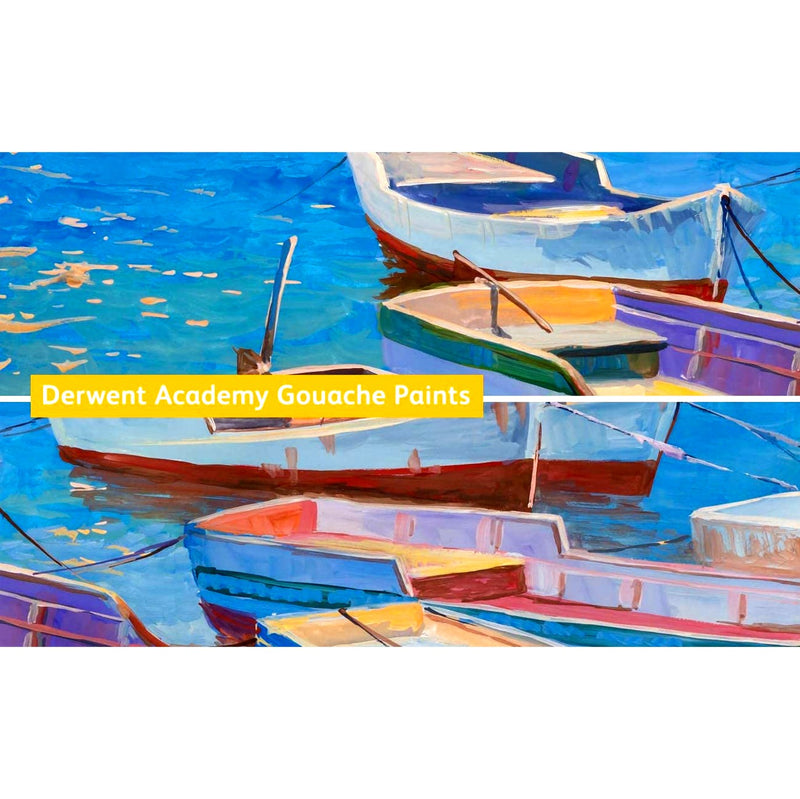 Derwent Derwent Academy Gouache Paint Set 12x12ml ✂ Price Cut