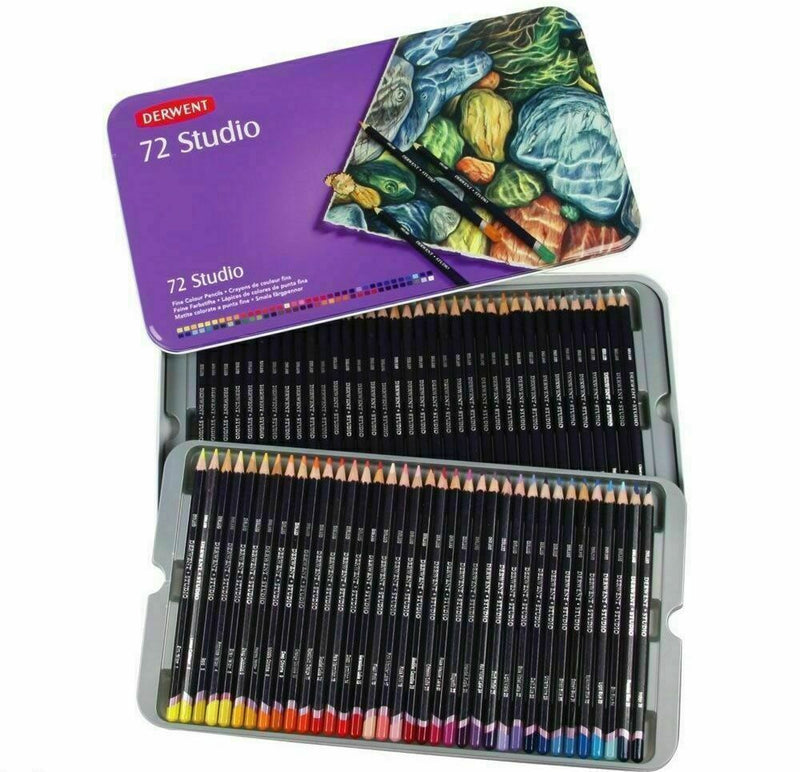 Derwent Derwent Studio 72 Colouring Pencils Tin Set
