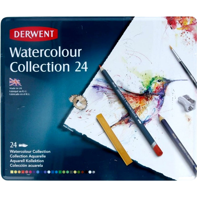 Derwent Derwent Pencils Watercolour Collection 24pk Mixed Media Set