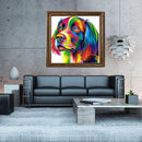 5D Picture 5D Diamond Art Painting 30x40cm Canvas Kit Playful Dogs