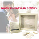 Landmark Wedding Guest Book Drop Box + 80 Heart Cards