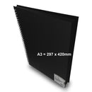 Daler Rowney Daler Rowney Black Double Spiral Sketch Book