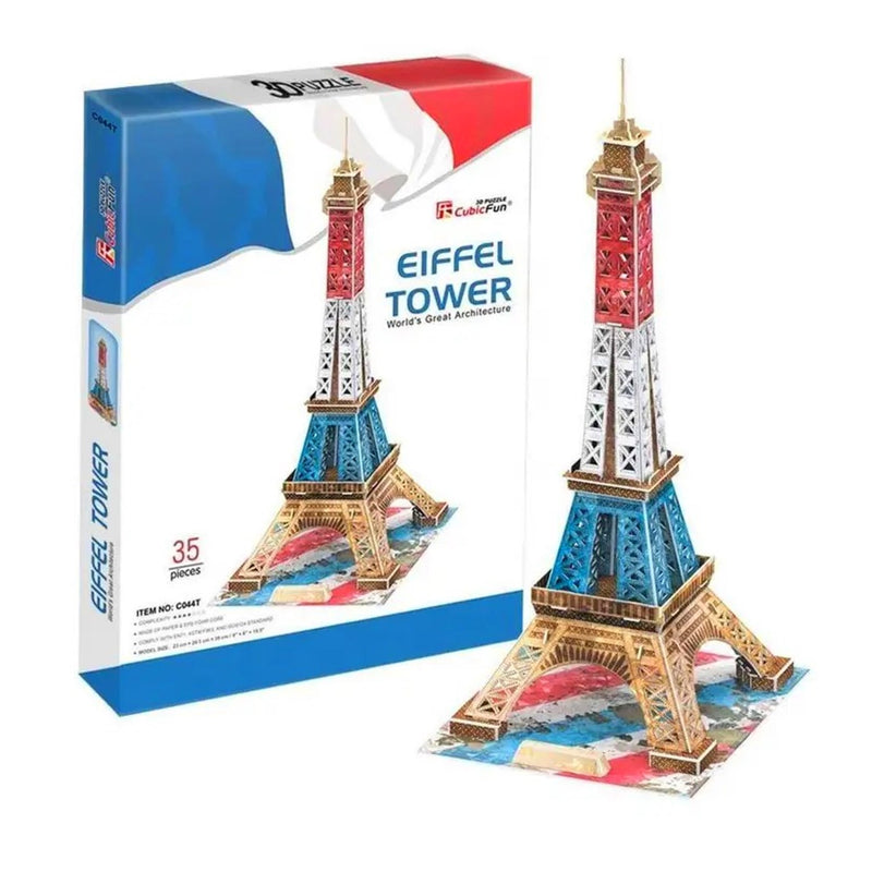 Cubic Fun Eiffel Tower (Special Edition) 35pcs 3D Puzzle Model Building Kit