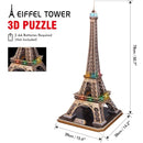 Cubic Fun Cubic Fun 3D Led Model Building Kit - Eiffel Tower