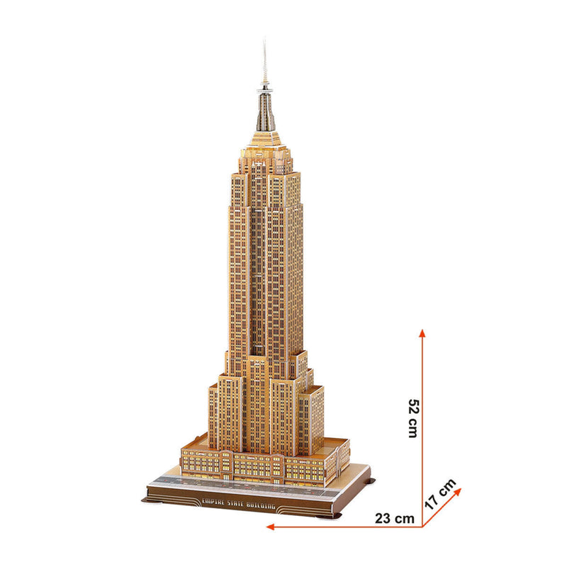 Cubic Fun Empire State Building 55pcs 3D Puzzle Model Building Kit