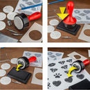 Essdee Essdee Self Adhesive Printing Stamps Discs 10pk