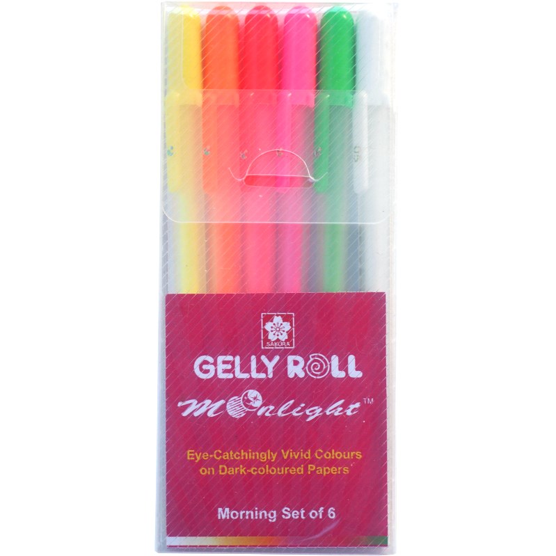 Sakura Sakura Gelly Roll Gel Pens Set - Moonlight Morning - 6 pens!