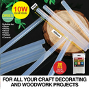 Handy Hardware Glue Gun Sticks Refills 100mm x 7mm 20pk