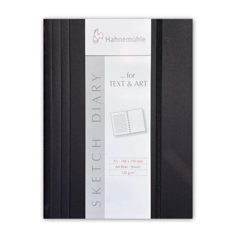 Hahnemuhle Sketch Book Diary A5 120gsm 60 Sheets